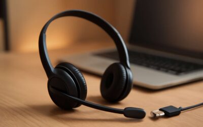 Boost your calls with a usb headset with microphone for crystal-clear communication.