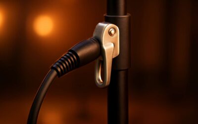 Protect your setup with a microphone cable lock for snag-free gigs.
